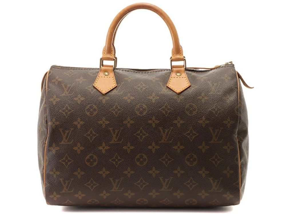Louis Vuitton Speedy Monogram Leather Brown
